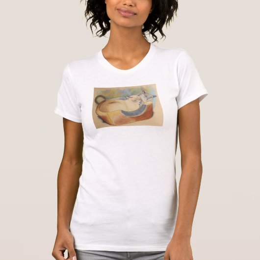 Tonkinese edele en Romeo T-shirt (Voorkant)