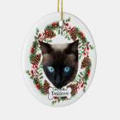 Tonkinese kat keramisch ornament (Rechts)