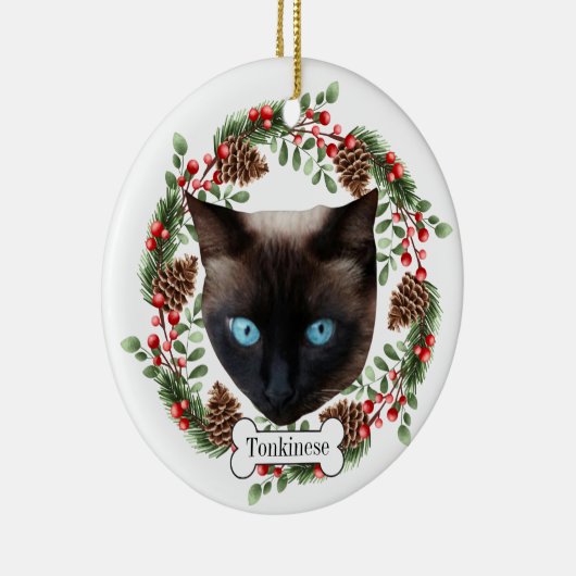Tonkinese kat keramisch ornament (Rechts)