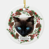 Tonkinese kat keramisch ornament (Voorkant)