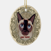 Tonkinese Kat ornament (Rechts)