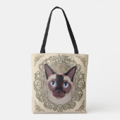 Tonkinese kat overal tote tas (Achterkant)