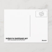 Tonkinese kat Zombie Slayer Briefkaart (Achterkant)