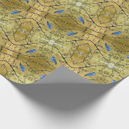 Tonkinson Birds - Bluebird XL gift wrap Cadeaupapier (Hoek)