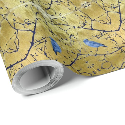 Tonkinson Birds - Bluebird XL gift wrap Cadeaupapier (Rol Hoek)