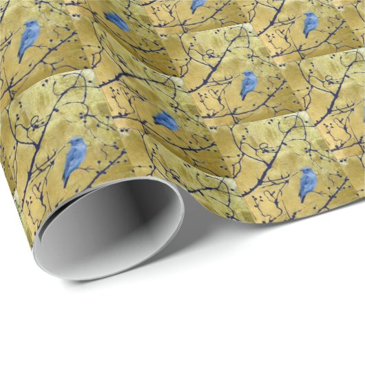 Tonkinson - Bluebird gift wrap Cadeaupapier (Rol Hoek)