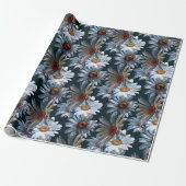 Tonkinson Daisies galore gift wrap Cadeaupapier (Uitgerold)