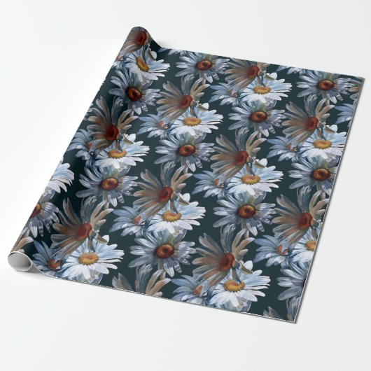 Tonkinson Daisies galore gift wrap Cadeaupapier (Uitgerold)