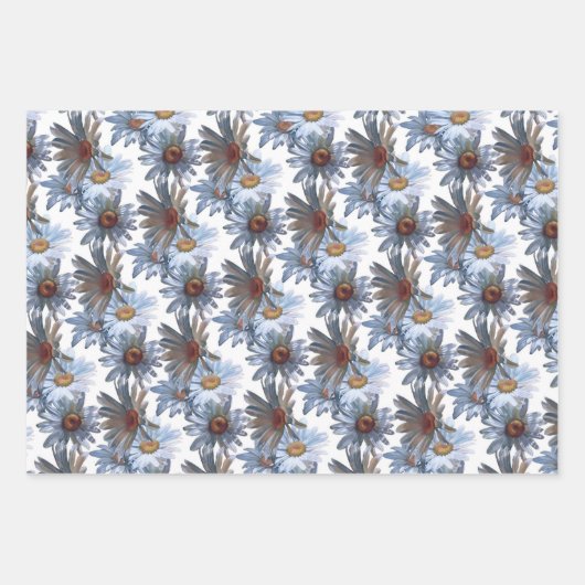 Tonkinson Daisies Galore Tissue Gift Wrap Inpakpap Inpakpapier Vel (Voorkant 3)