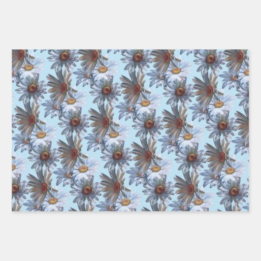 Tonkinson Daisies Galore Tissue Gift Wrap Inpakpap Inpakpapier Vel (Voorkant 2)