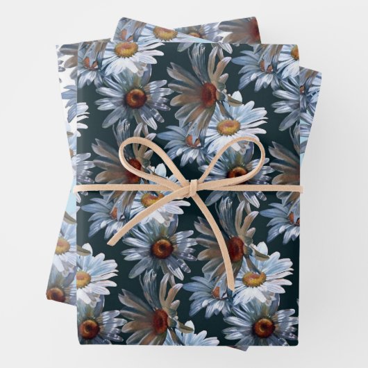 Tonkinson Daisies Galore Tissue Gift Wrap Inpakpap Inpakpapier Vel (In situ)