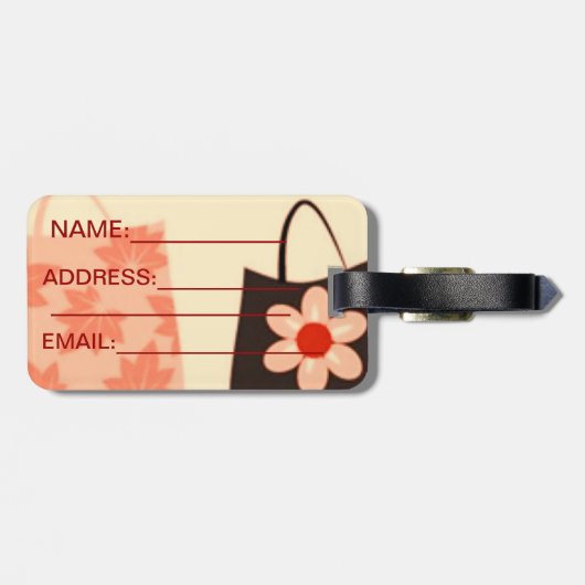 TONNEN COLLECTIE BAGAGELABEL (Achterkant horizontaal)