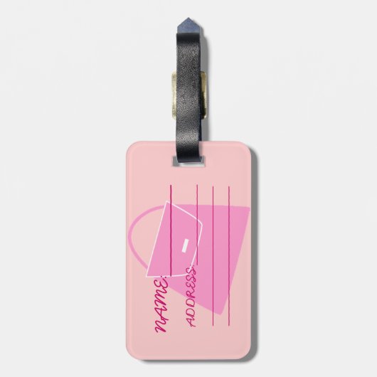 TONNEN COLLECTIE BAGAGELABEL (Achterkant verticaal)