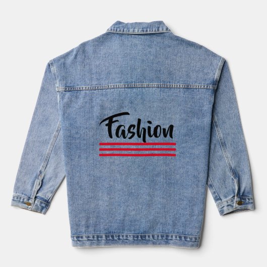 TONNEN COLLECTIE DENIM JACKET (Achterkant)