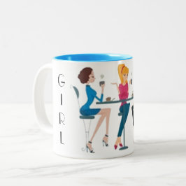 TONNEN COLLECTIE-MOK MET TWEE TONEN KOFFIE TWEEKLEURIGE KOFFIEMOK