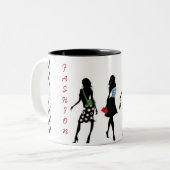 TONNEN COLLECTIE TWEEKLEURIGE KOFFIEMOK (Voorkant links)