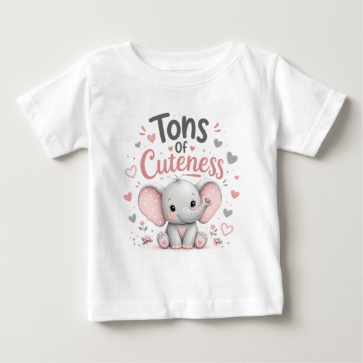 Tonnen Schattigheid Baby Olifant Ontwerp (Voorkant)