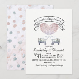 Tonnen van liefde Neutraal Baby shower van genderk Kaart