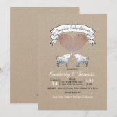 Tonnen van liefde Neutraal Baby shower van genderk Kaart (Voorkant / Achterkant)