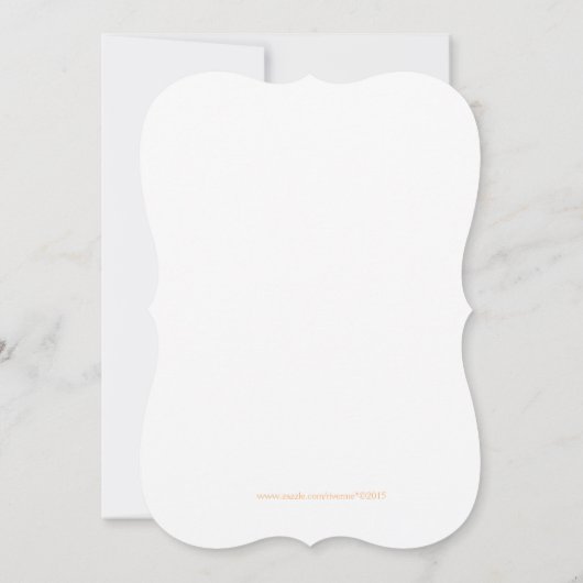 TONNEN VAN LIEFDE/Olifant Custom Kleur Bruiloft ui Kaart (Achterkant)