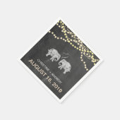 TONNEN VAN LIEFDE-Olifant String van Lichten Custo Servetten (Hoek)