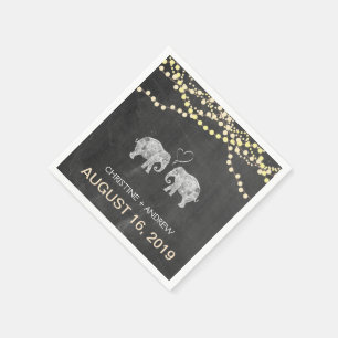 TONNEN VAN LIEFDE-Olifant String van Lichten Custo Servetten