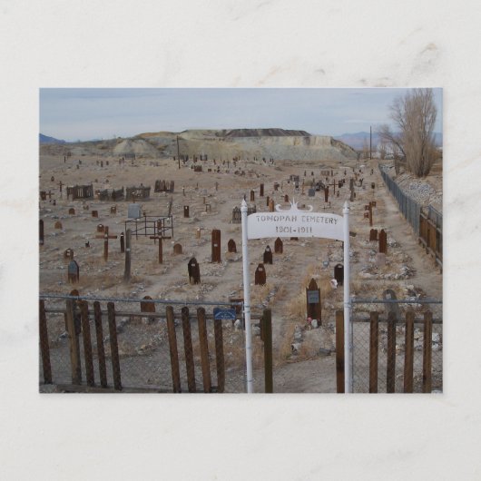 Tonopah Cemetery Briefkaart (Voorkant)