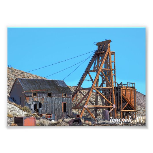 Tonopah Nevada Foto Afdruk (Voorkant)