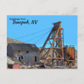 Tonopah Nevada Greeting Flat Kaart (Voorkant)