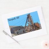 Tonopah Nevada Rechthoekige Sticker (Envelop)
