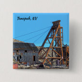 Tonopah Nevada Vierkante Button 5,1 Cm (Voorkant)
