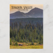 Tonquin Valley, Jasper NP Caribou Postcard Briefkaart (Voorkant)