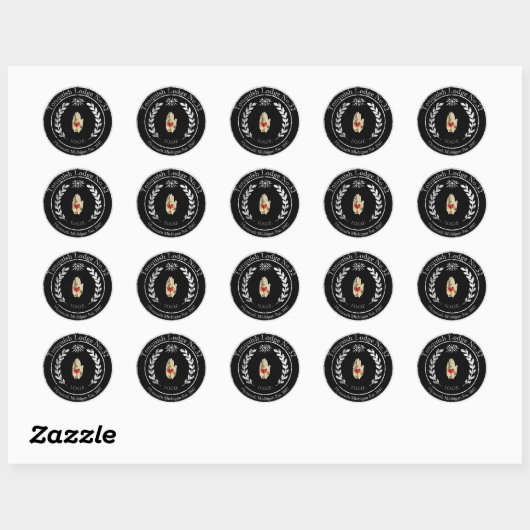 Tonquish IOOF Sticker - zwart (Vel)