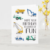 Tons of Fun Bouw Verjaardagskaart Kaart (Gele Bloem)