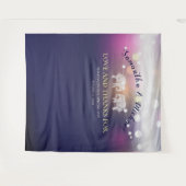 TONS OF LIEFDE/Olifant Nachtlichten Huwelijk Custo Wandkleed (Voorkant (horizontaal))