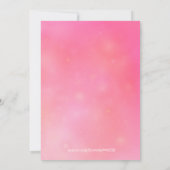 Tons of Love Pink Couple's Baby Girl Shower Kaart (Achterkant)