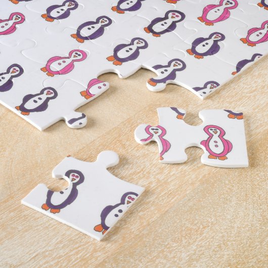 Tons Penguins Jigzaag Puzzle Legpuzzel (Zijkant)