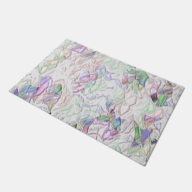 Tons pérola ou peças coloridas ao crème deurmat (Schuin)