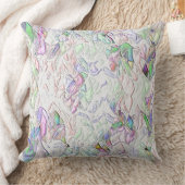 Tons pérola ou peças coloridas ao crème kussen (Deken)