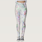 Tons pérola ou peças coloridas ao crème leggings (Voorkant)