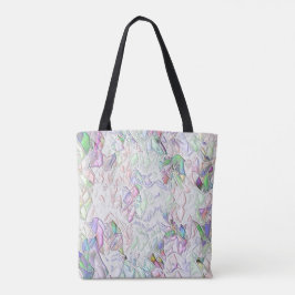Tons pérola ou peças coloridas ao crème tote bag