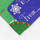 Tons van labels  fleece deken (Hoek)
