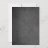 Tons van liefde krijtbord paar's bruiloft douche kaart (Achterkant)