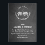 Tons van liefde krijtbord paar's bruiloft douche kaart<br><div class="desc">Schattige artsy retro olifant koppel ontwerp met tonnen liefde voor elkaar om het nieuwe leven samen te verwelkomen. Als u de tekst wilt wijzigen, gebruikt u de optie Aanpassen. Voor uitgebreidere tekstwijzigingen, zoals wijzigingen in het lettertype, de tekenkleur of de tekstgrootte en -indeling, kiest u de optie Aanpassen. **Copyright 2016-Cadeau...</div>