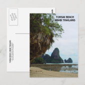 Tonsai Beach, Krabi Thailand Briefkaart (Voorkant / Achterkant)
