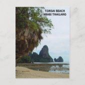 Tonsai Beach, Krabi Thailand Briefkaart (Voorkant)