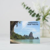 Tonsai Beach Krabi, Thailand Briefkaart (Staand voorkant)
