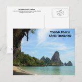 Tonsai Beach Krabi, Thailand Briefkaart (Voorkant / Achterkant)