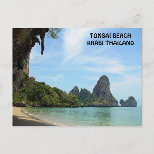 Tonsai Beach Krabi, Thailand Briefkaart (Voorkant)