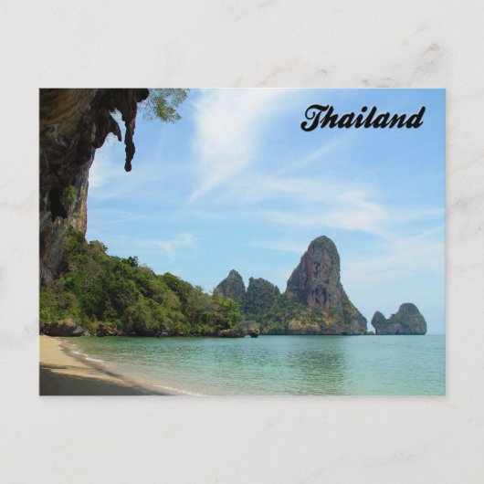 Tonsai Beach-Railay Beach Krabi Thailand Postcard Briefkaart (Voorkant)